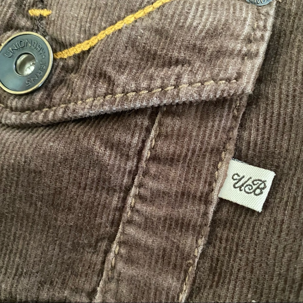 Vintage 90s Corduroy Skirt Brown Union Bay D - Picture 6 of 10
